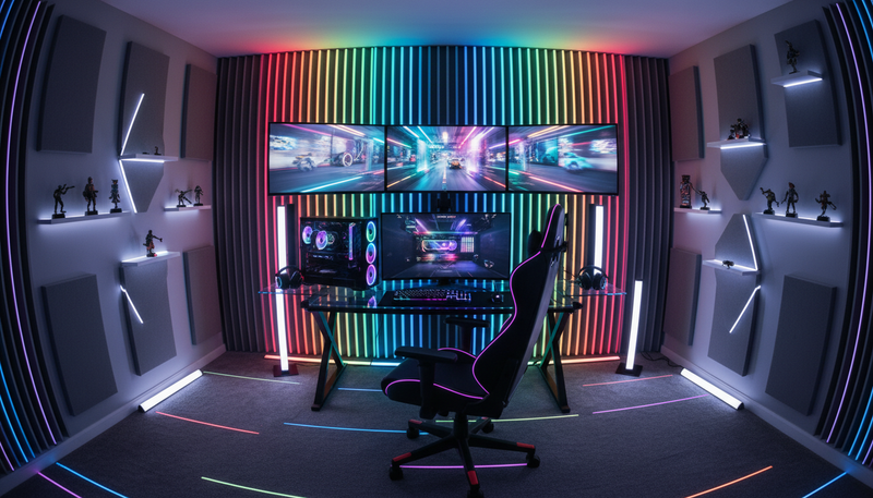 👑 تصميم غرف القيمنق